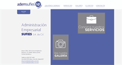 Desktop Screenshot of ademsufies.com.mx