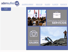 Tablet Screenshot of ademsufies.com.mx